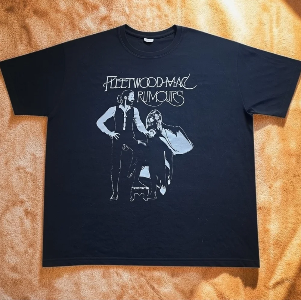 Fleetwood Mac 'Rumours' Graphic Tee - Black Unisex Size XL Music Streetwear - Picture 10 of 10